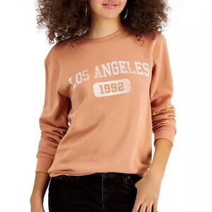 LOVE TRIBE Juniors' “LOS ANGELES 1992” Graphic-Print Sweatshirt NEW